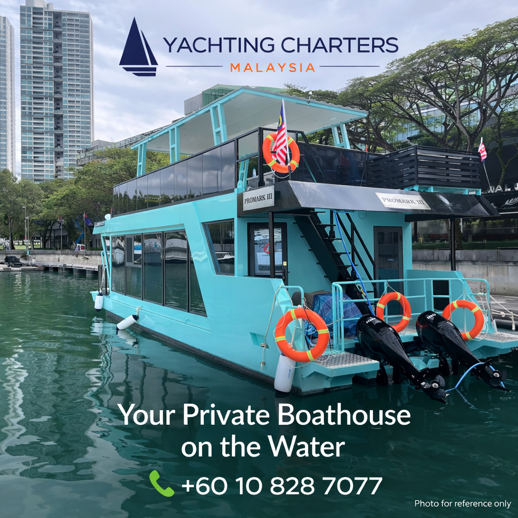 BLUE PROMARK I & III – Private Boathouse Charter Johor Bahru【Private】