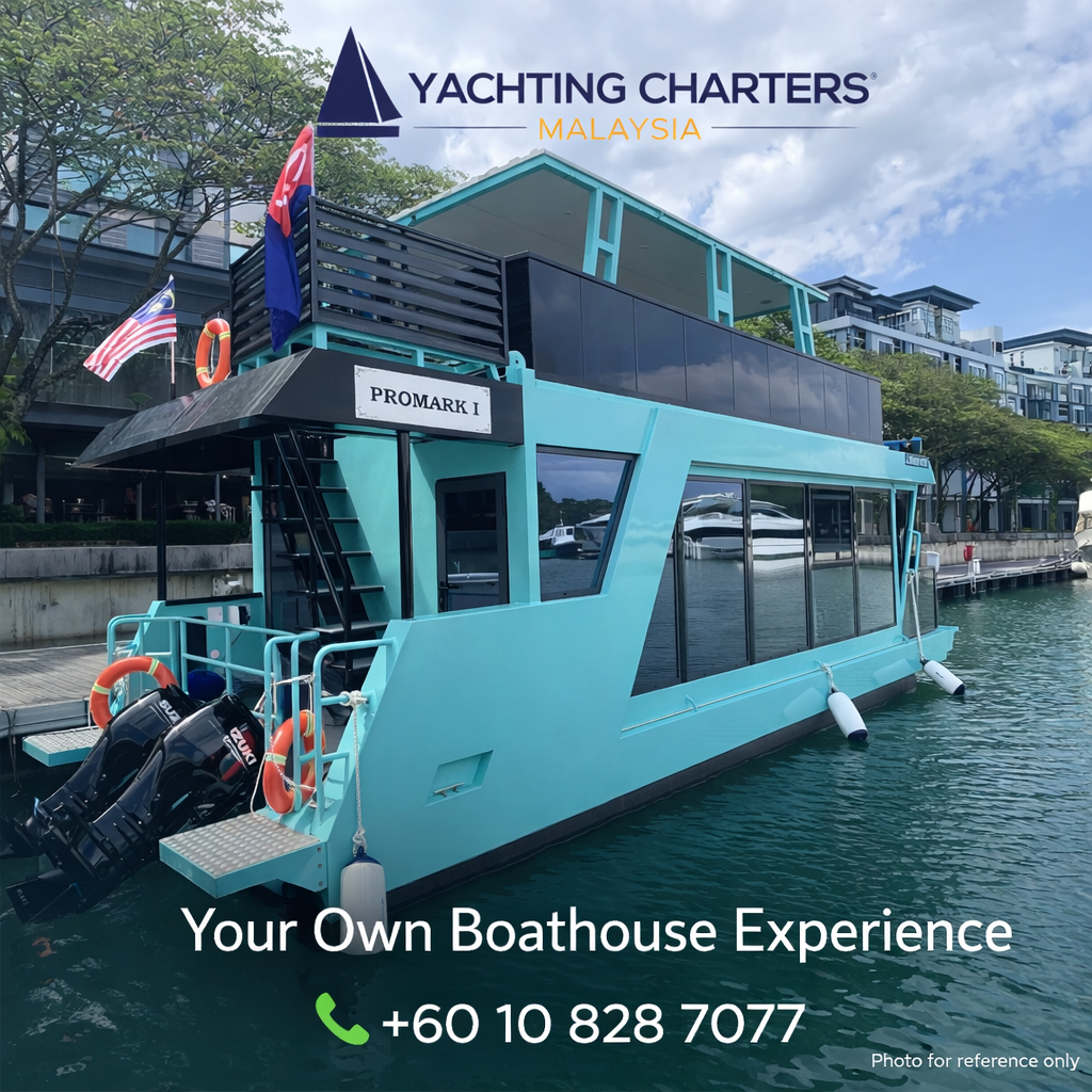 BLUE PROMARK I & III – Private Boathouse Charter Johor Bahru【Private】
