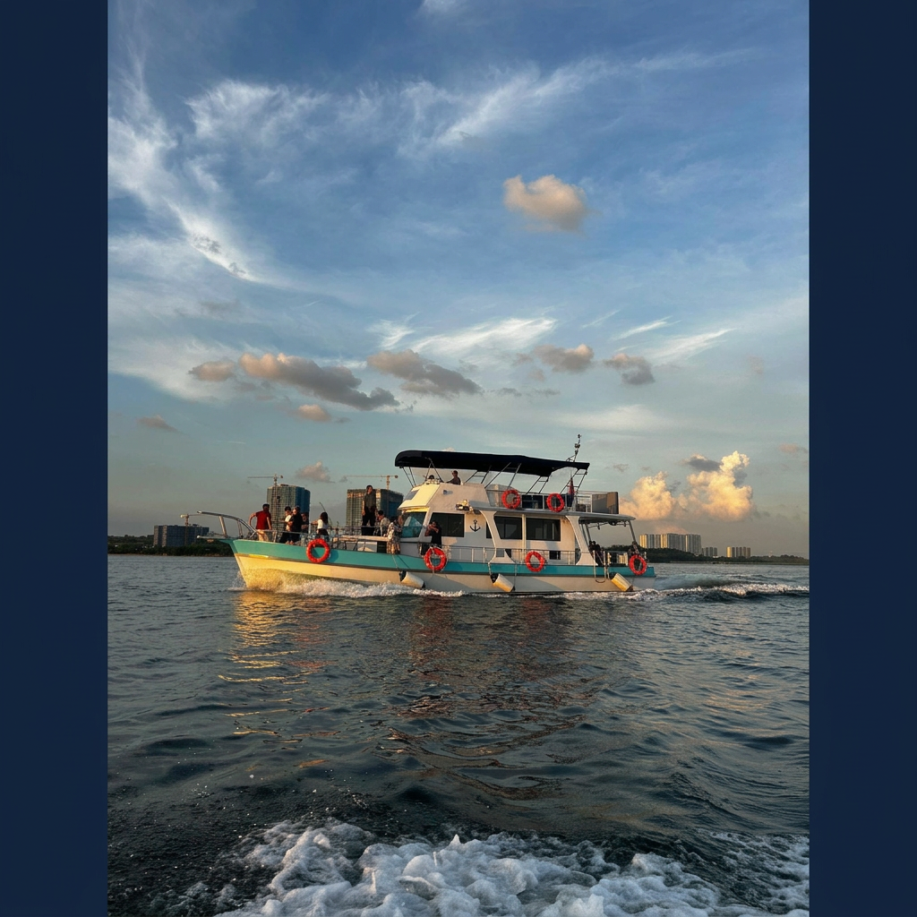 Promark II yacht cruising on the water
