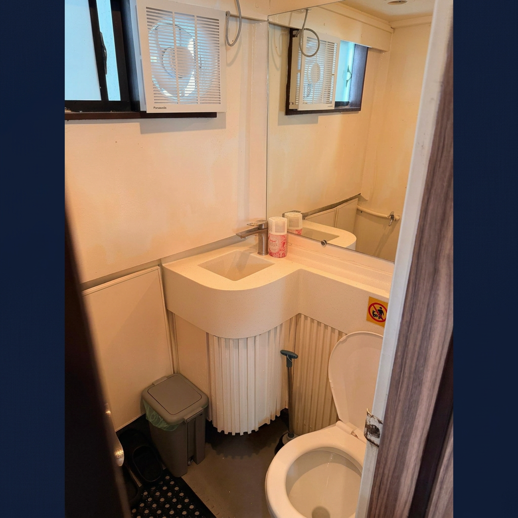Promark II onboard bathroom